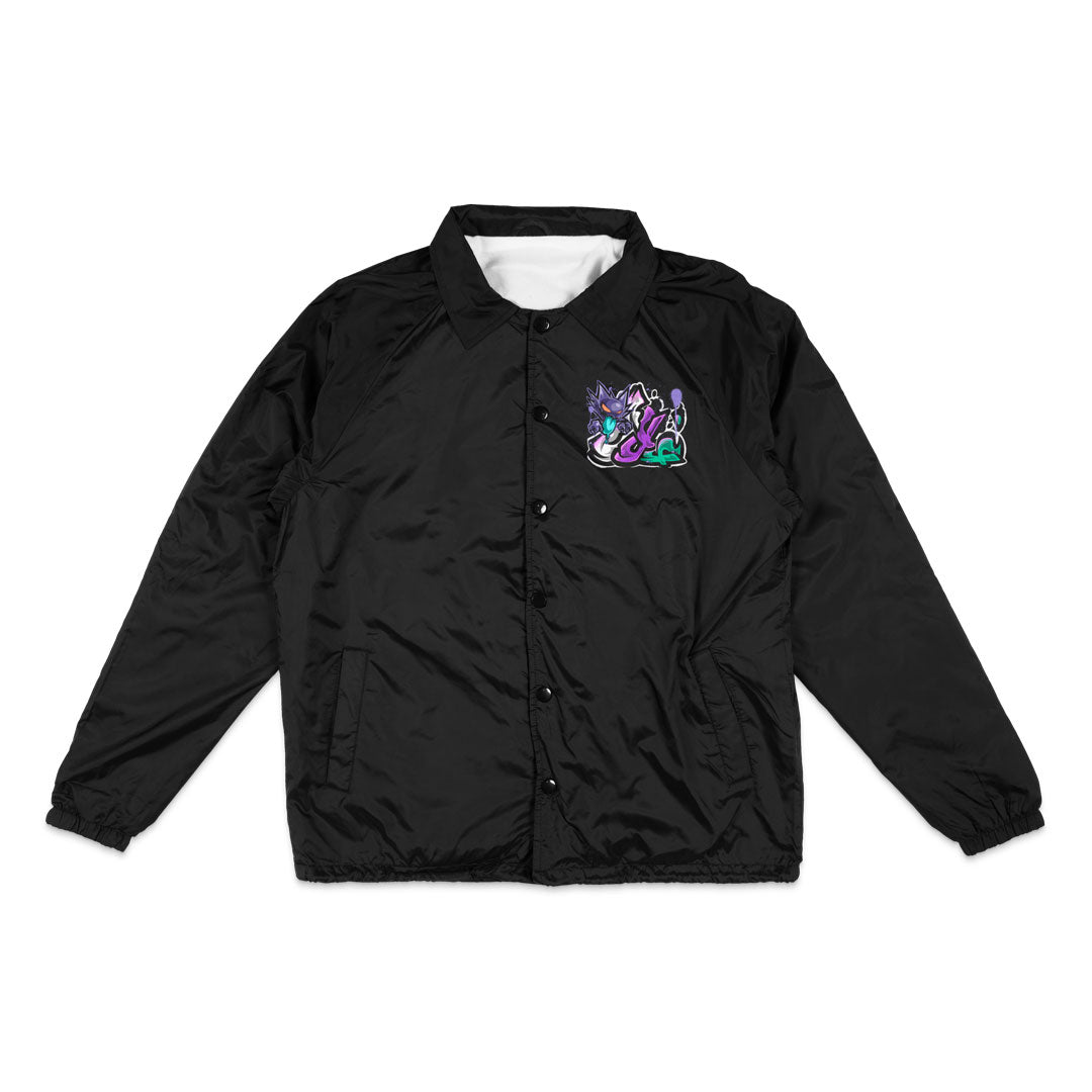 Haunted Origins Coach Jacket - Black – Spend Your Yen