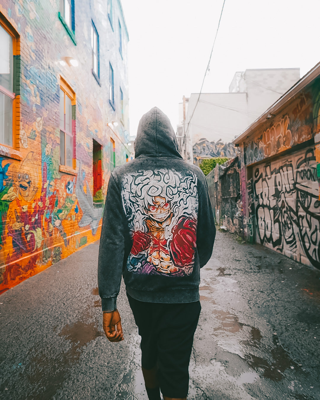 Freedom's Apex Mineral Wash Hoodie - Black