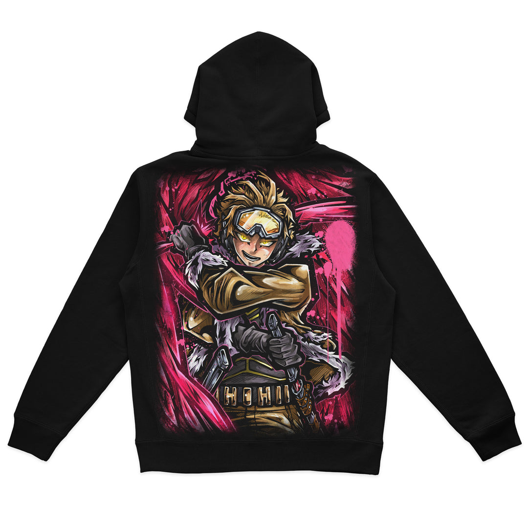 Silent Wings Heavyweight Hoodie - Black