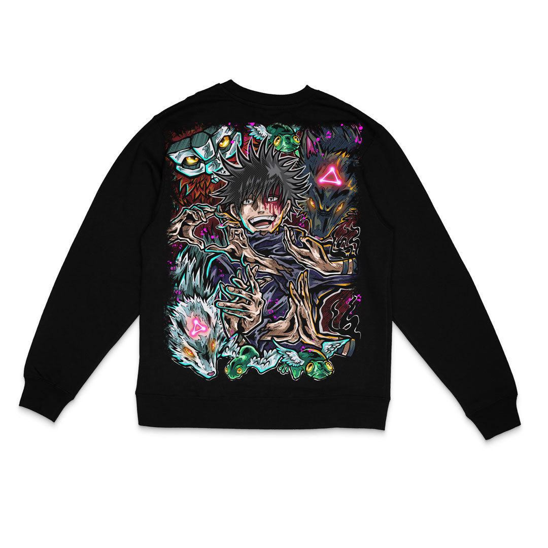 Shikigami Shaman Crewneck - Black