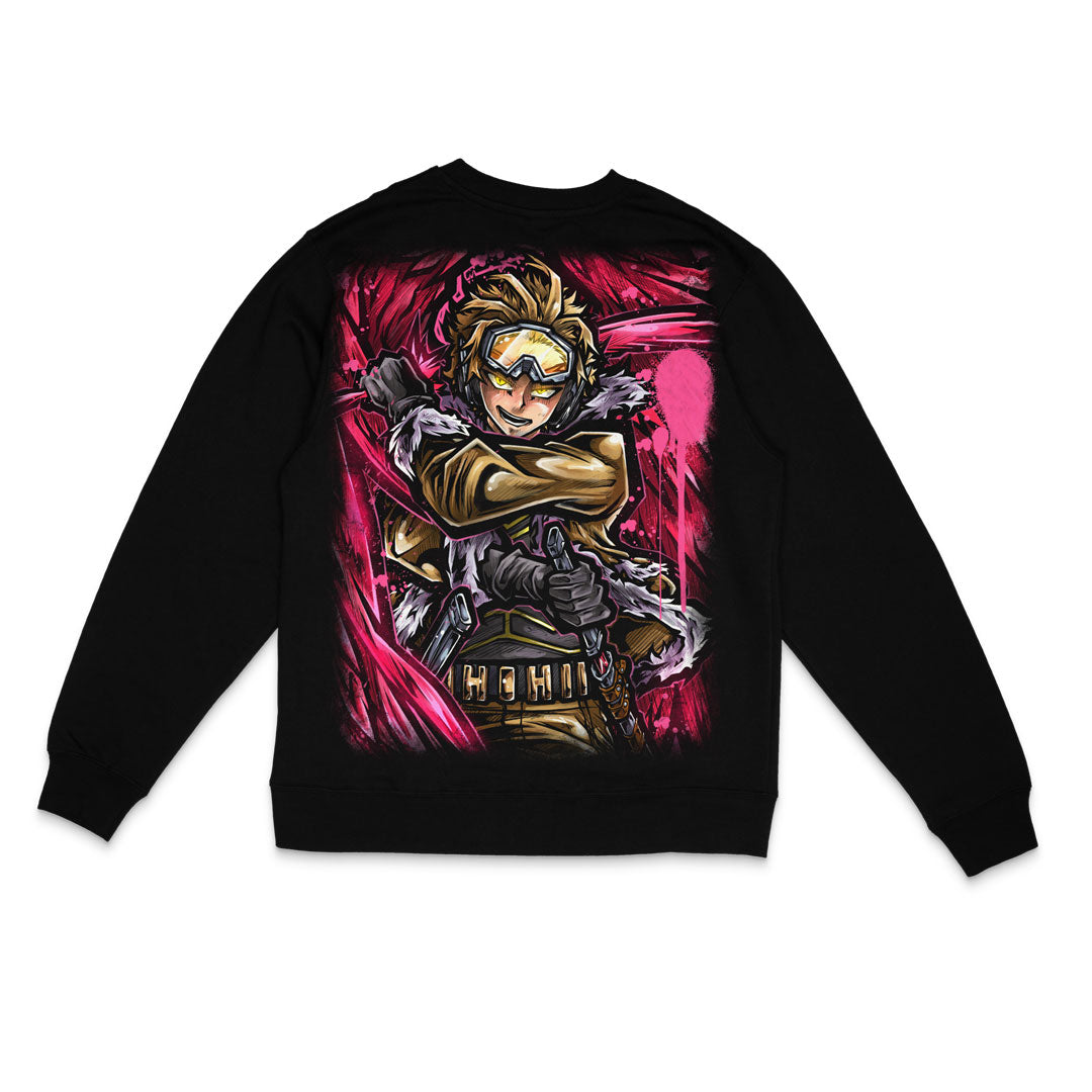 Silent Wings Crewneck - Black