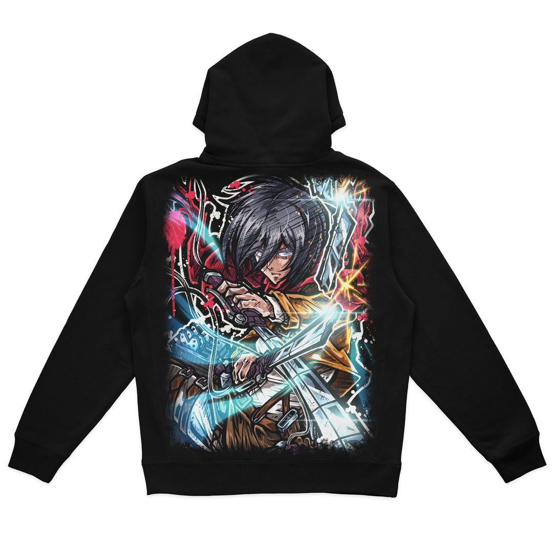 Scarlet Oath Heavyweight Hoodie - Black