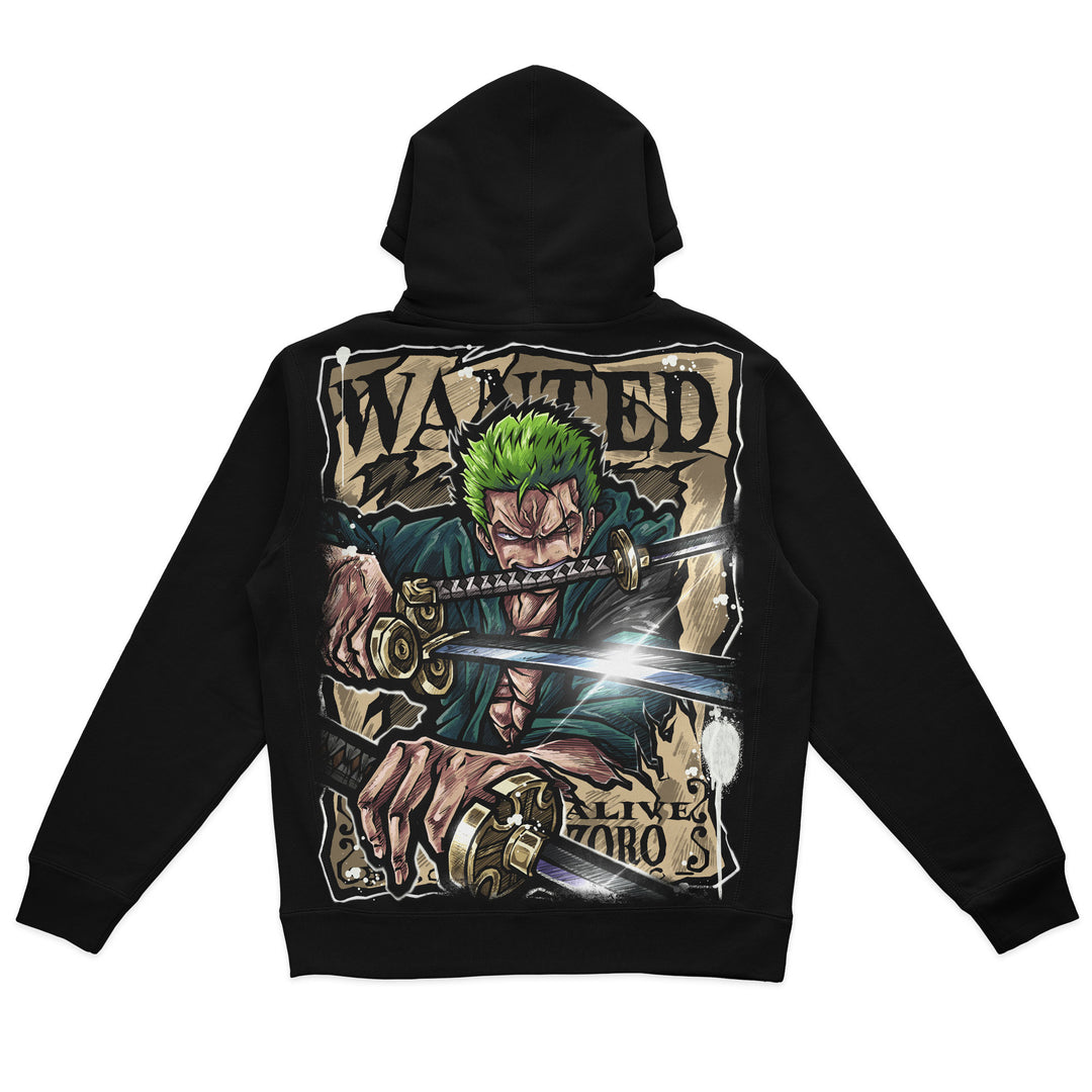Three Sword Oath Heavyweight Hoodie - Black