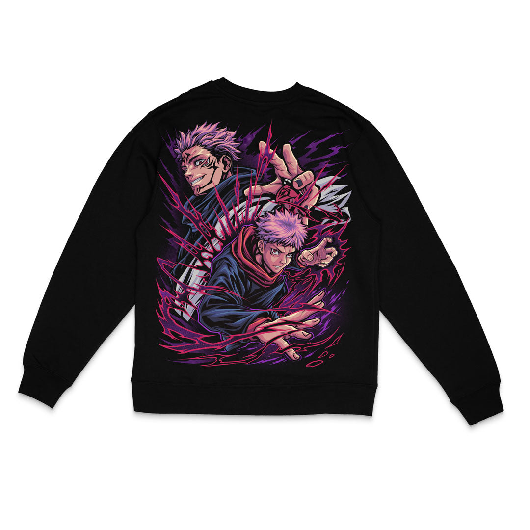 Cursed Energy Crewneck - Black