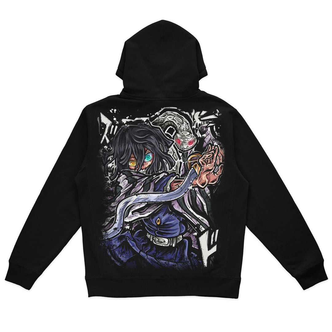 Silent Serpent Heavyweight Hoodie - Black