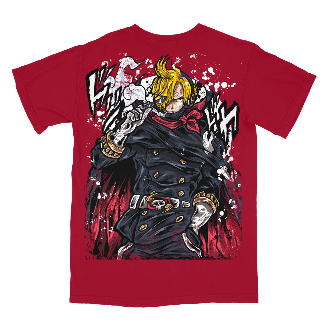 Stealth Black Heavyweight Tee - Chili Pepper