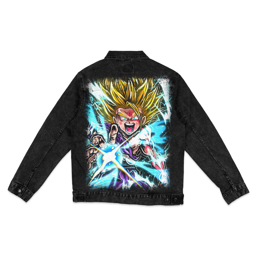 Awakened Potential Denim Jacket - Black