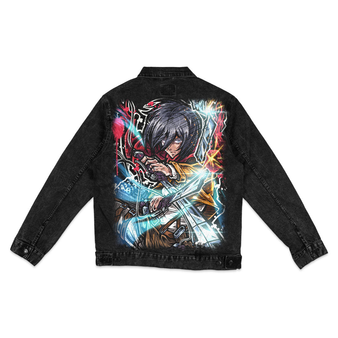 Scarlet Oath Denim Jacket - Black