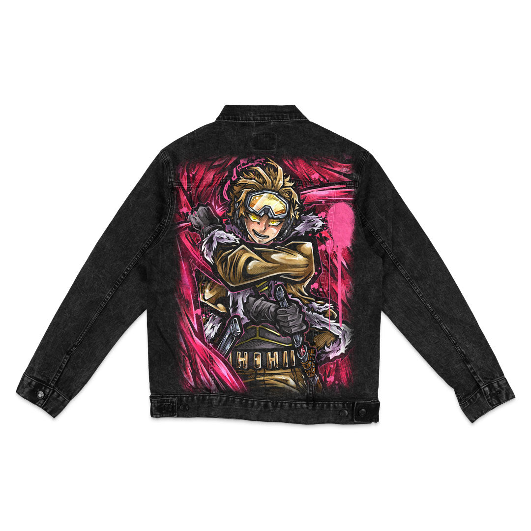 Silent Wings Denim Jacket - Black