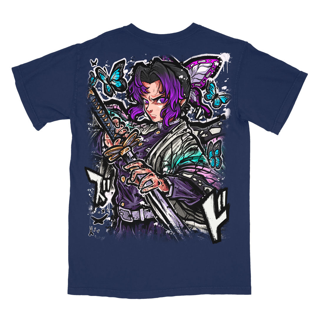 Blooming Venom Heavyweight Tee - Midnight