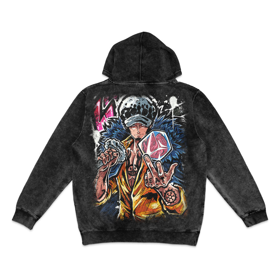 Death Dealer Mineral Wash Hoodie - Black