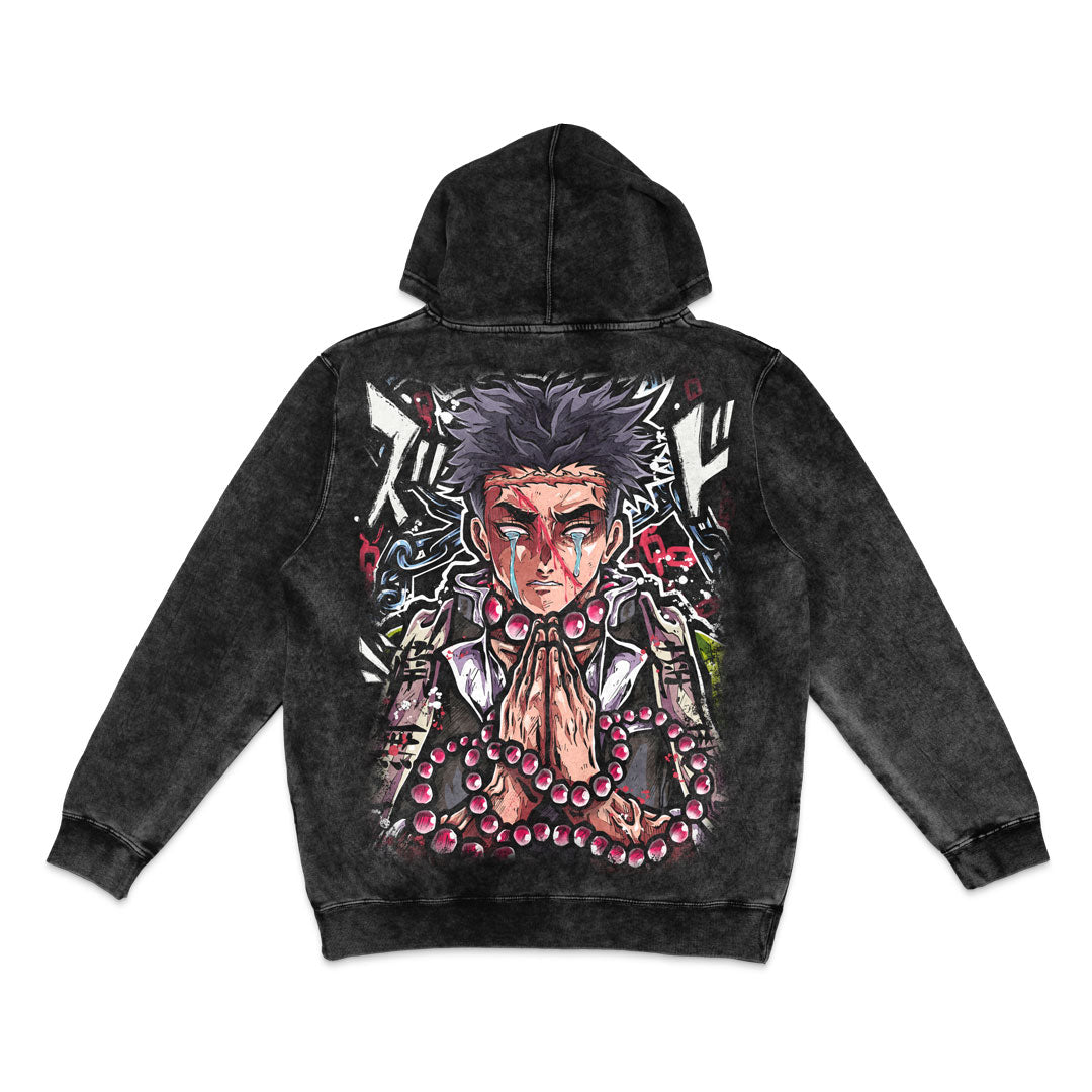 Blind Resolve Mineral Wash Hoodie - Black