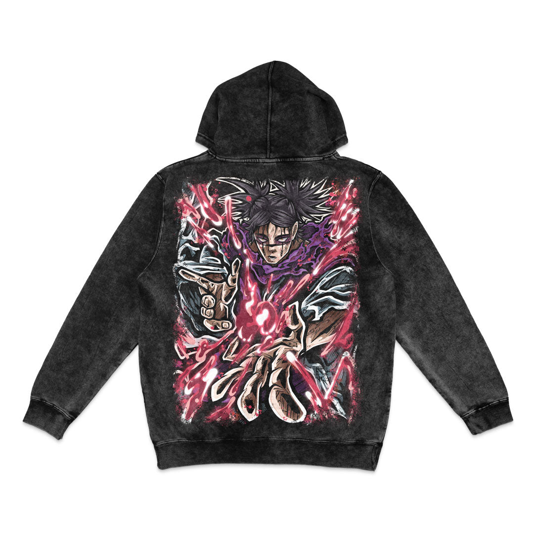 Artery Assassin Mineral Wash Hoodie - Black