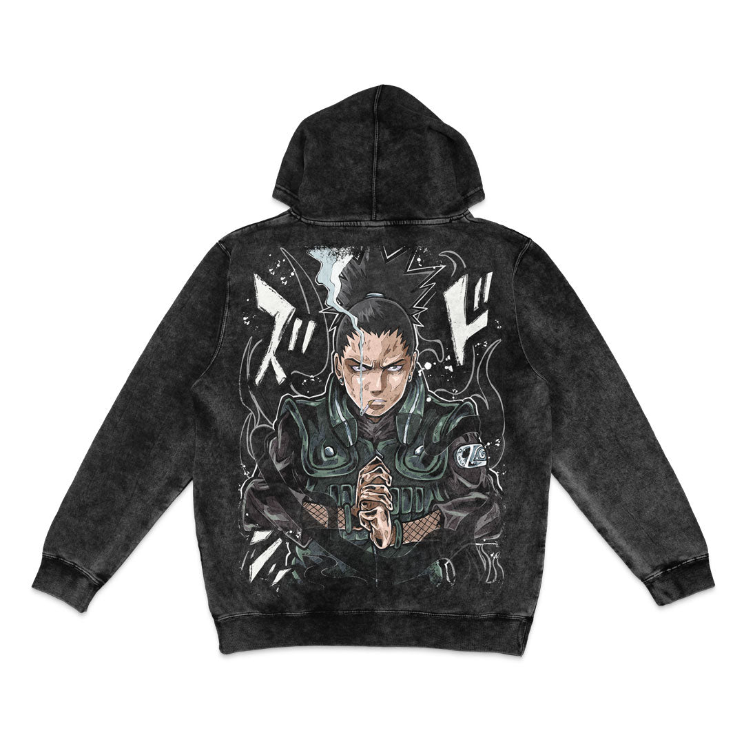 Umbral Unseen Mineral Wash Hoodie - Black
