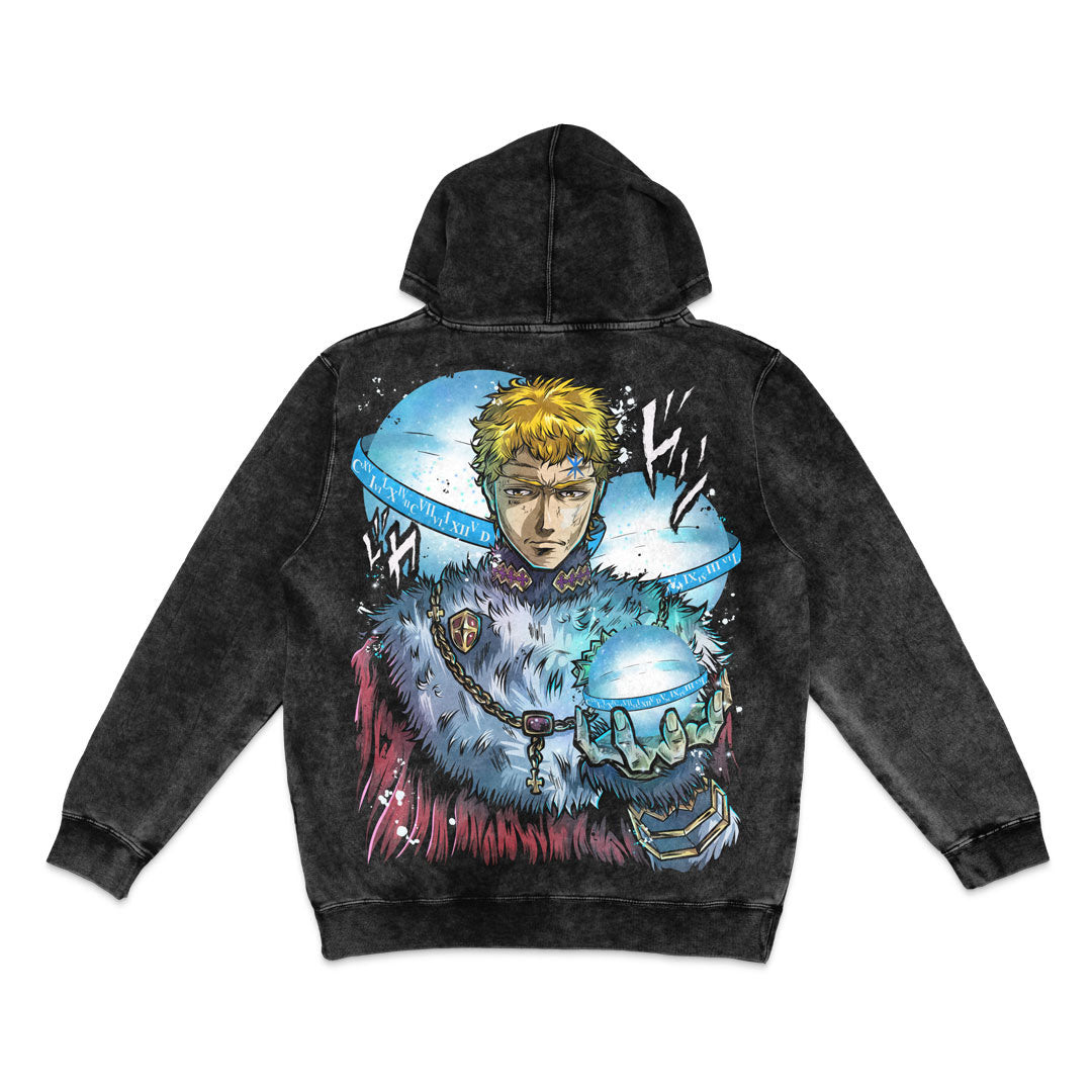 Time Magic Mineral Wash Hoodie - Black