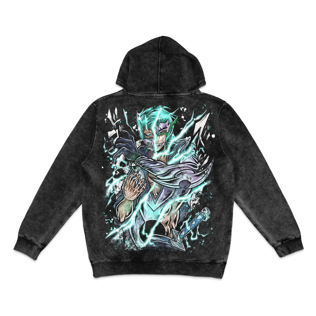 Pantera Mineral Wash Hoodie - Black