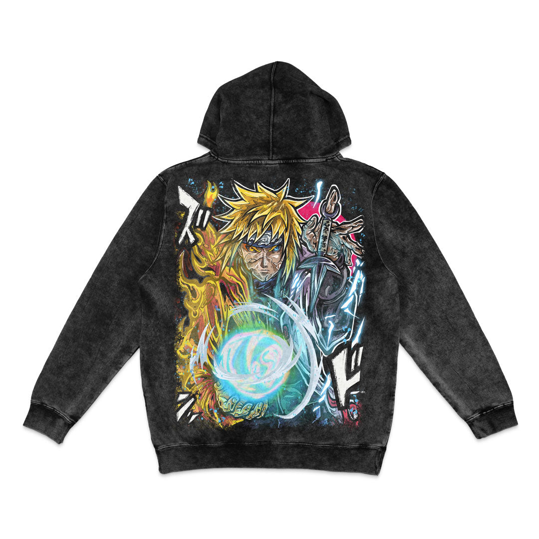 Flashpoint Fury Mineral Wash Hoodie - Black