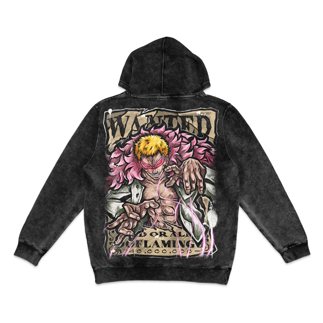 String Dominion Mineral Wash Hoodie - Black