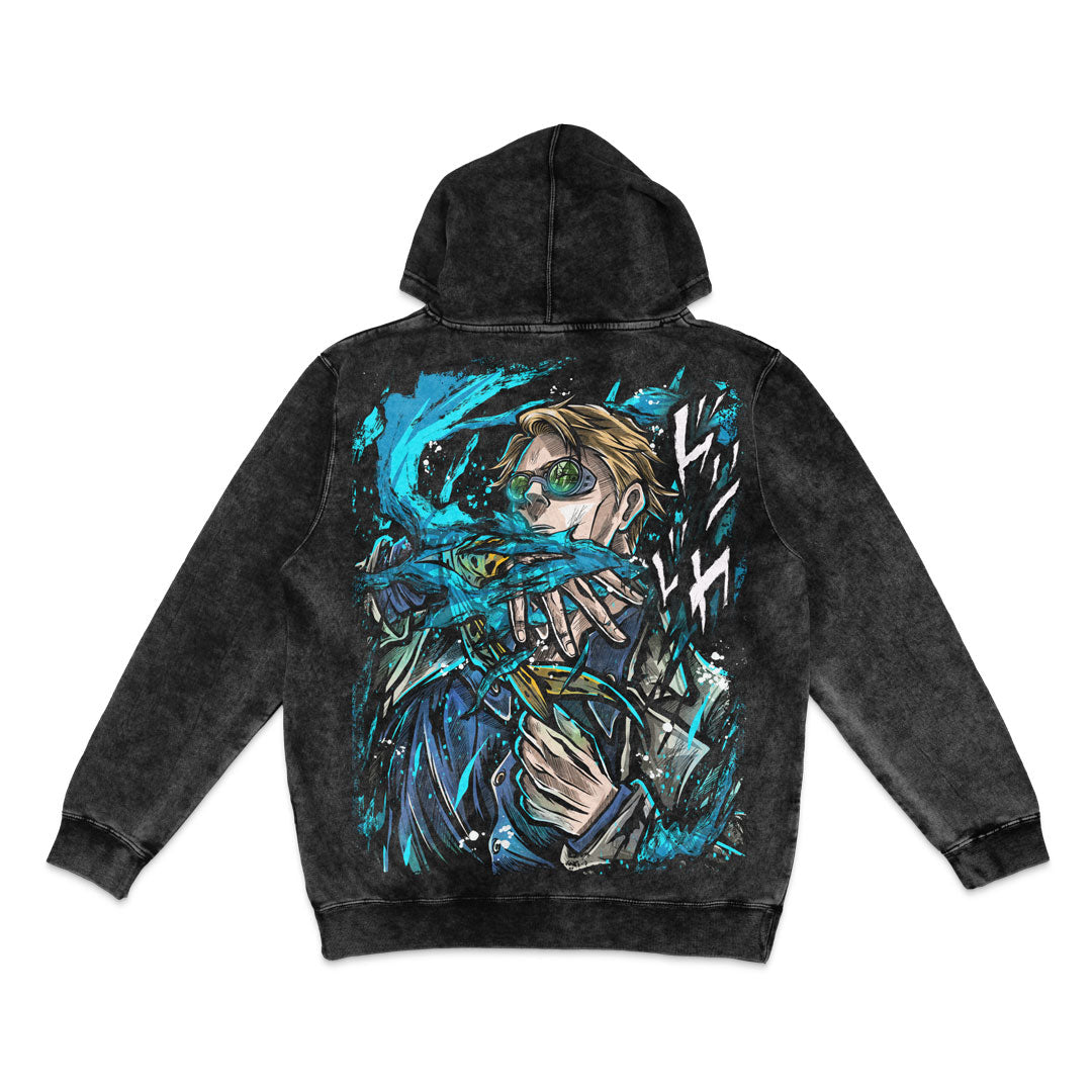 Overtime Mineral Wash Hoodie - Black