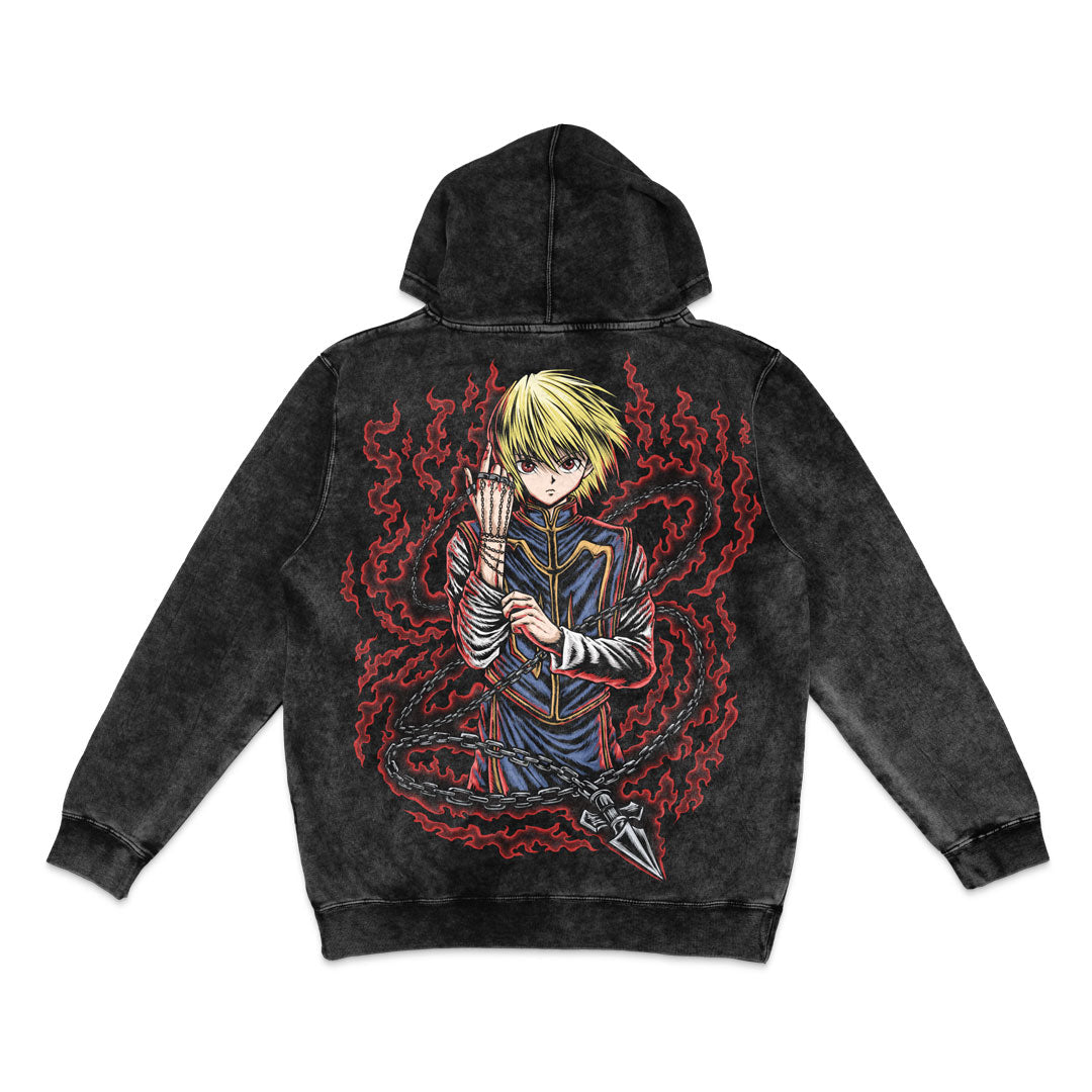 The Last Kurta Mineral Wash Hoodie - Black