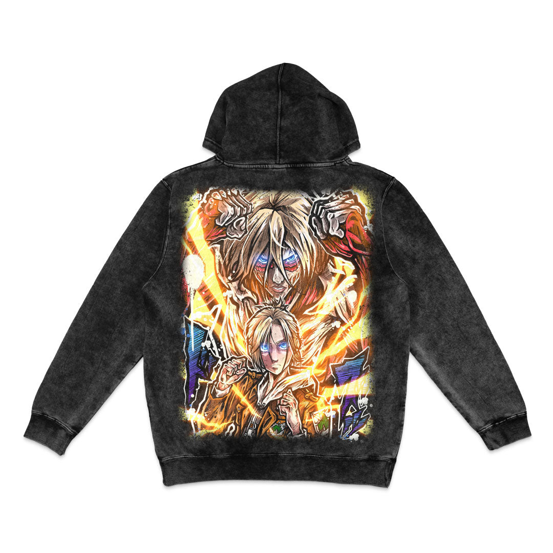 Hardshift Mineral Wash Hoodie - Black