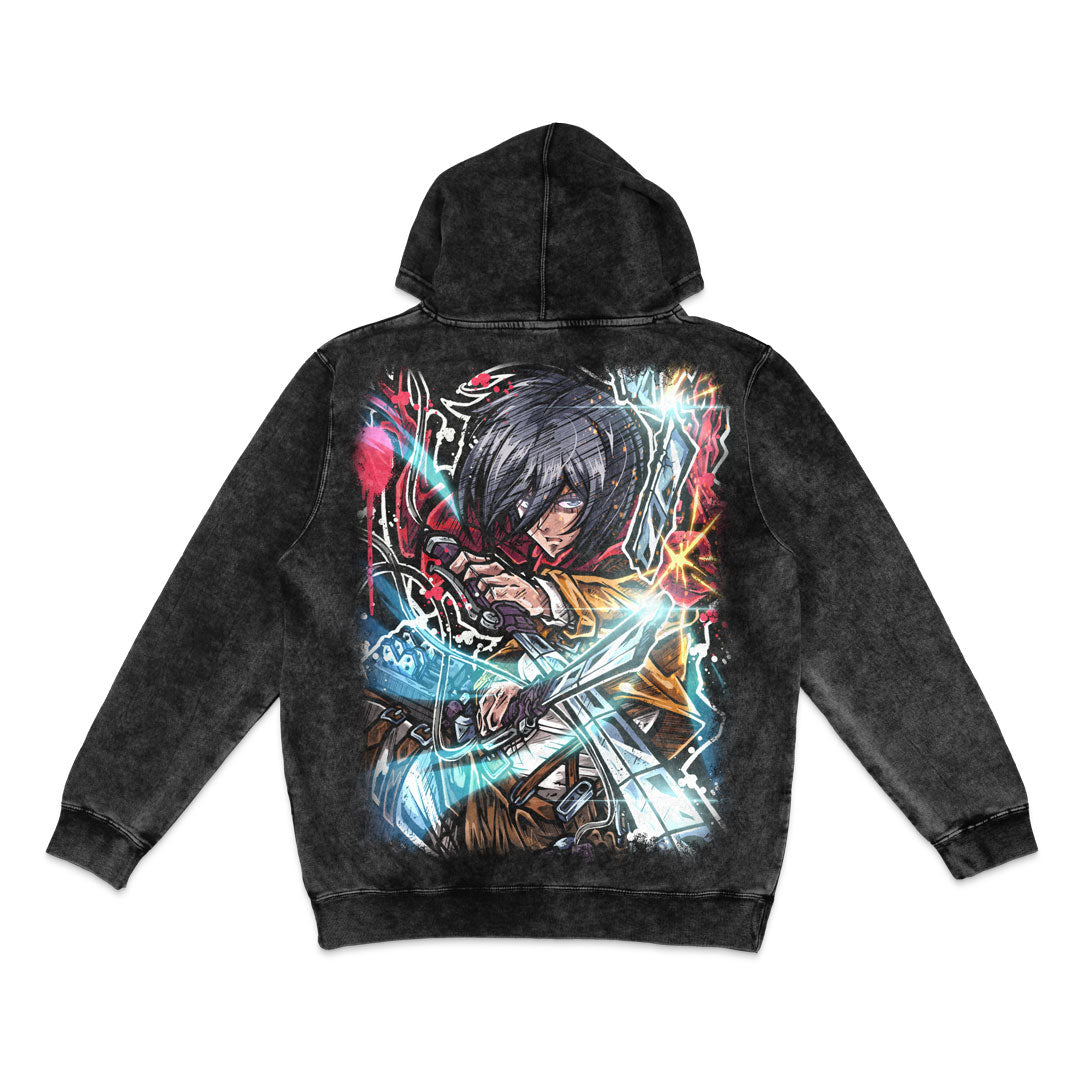 Scarlet Oath Mineral Wash Hoodie - Black