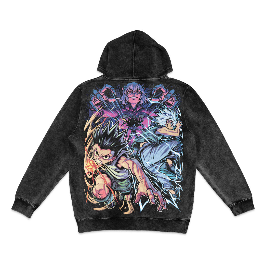 Puppeteer's Demise Mineral Wash Hoodie - Black