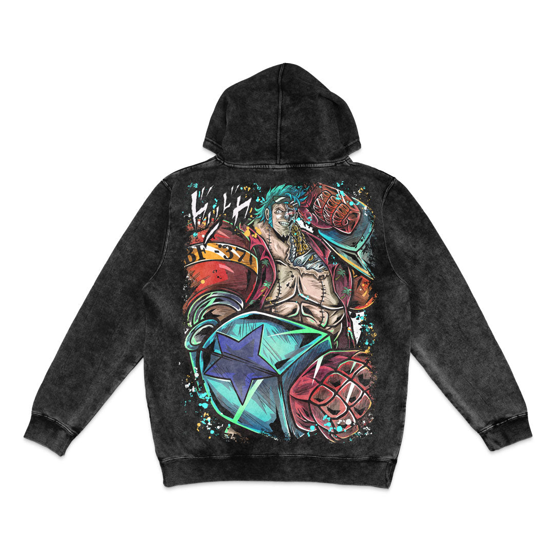 Cyborg Mineral Wash Hoodie - Black