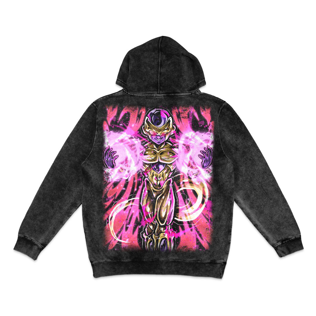 Cold Conqueror Mineral Wash Hoodie - Black