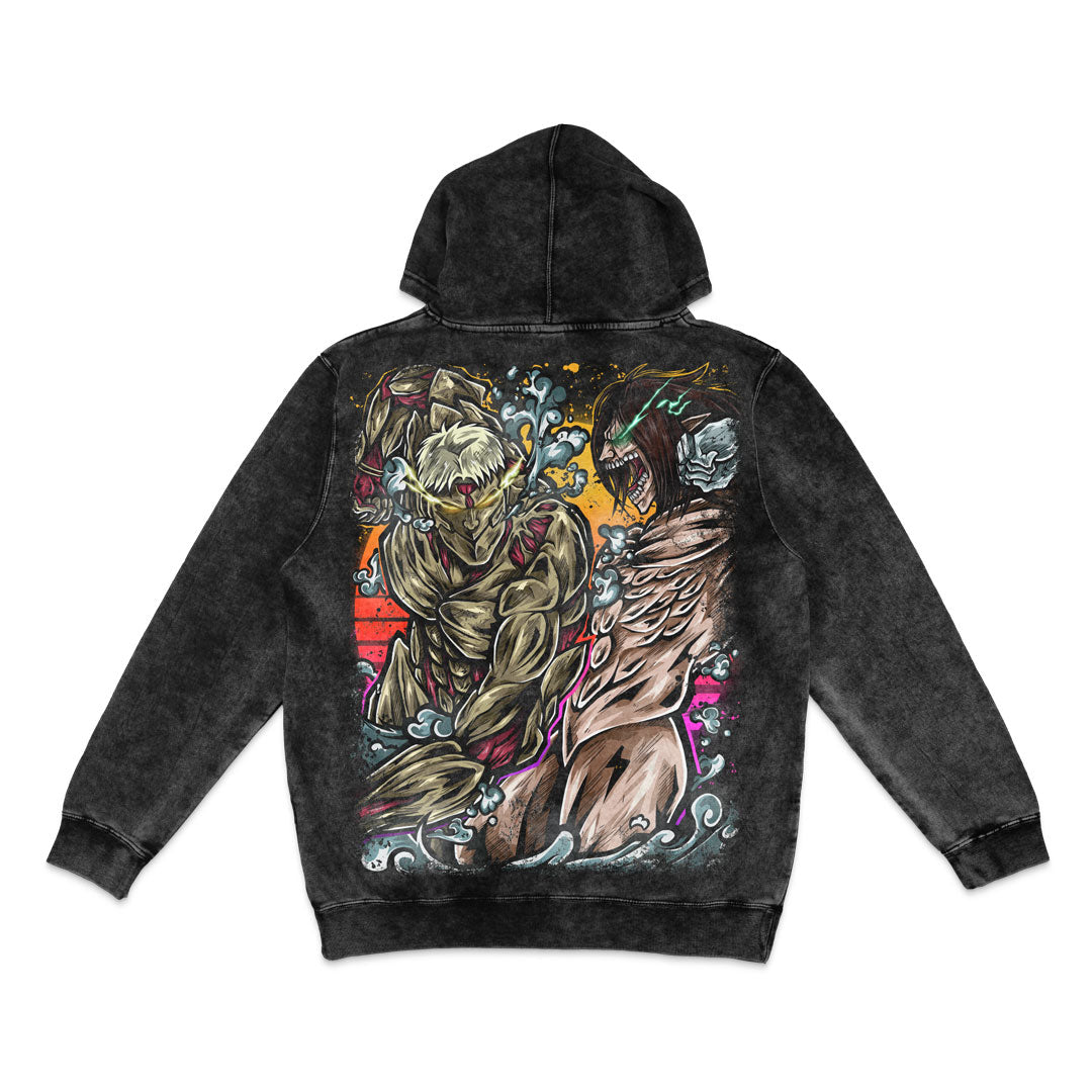 Survival Mineral Wash Hoodie - Black