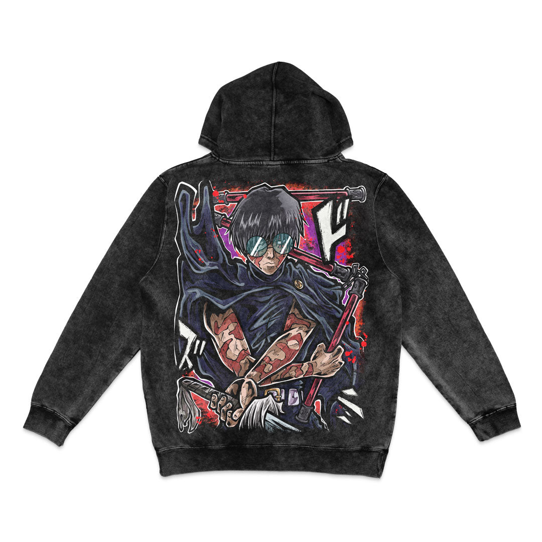 Marked Maverick Mineral Wash Hoodie - Black
