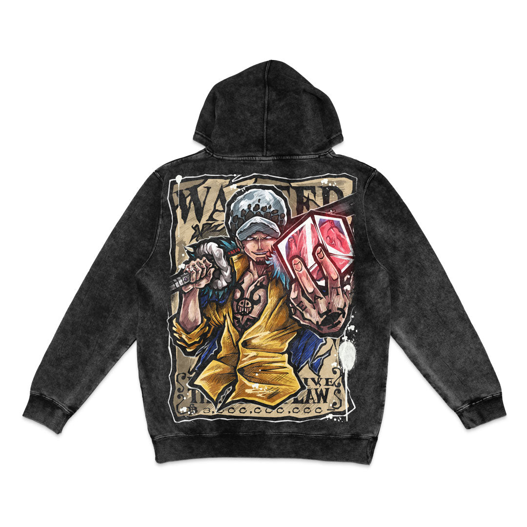 Room Authority Mineral Wash Hoodie - Black