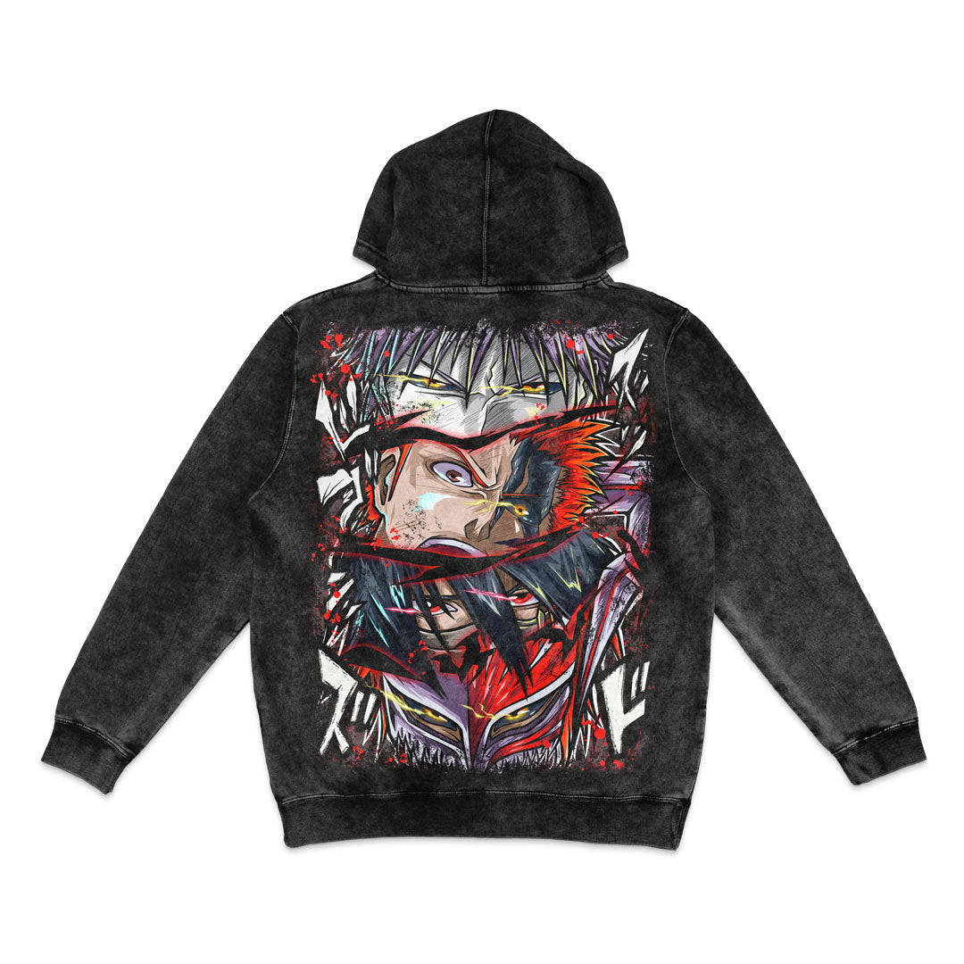 Multiform Mineral Wash Hoodie - Black