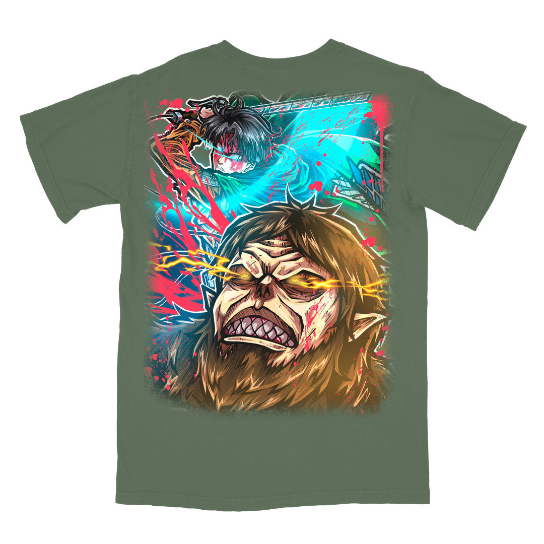 Brutal Reckoning Heavyweight Tee - Moss