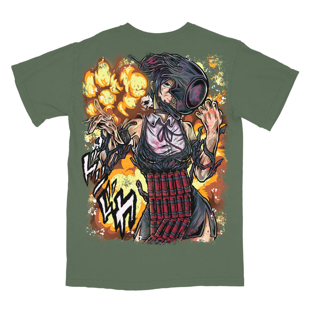 Bomb Girl Heavyweight Tee - Moss