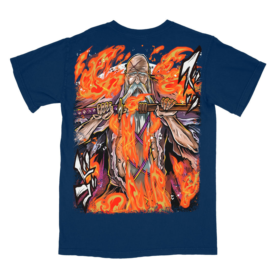 Oldest Captain Heavyweight Tee - Navy