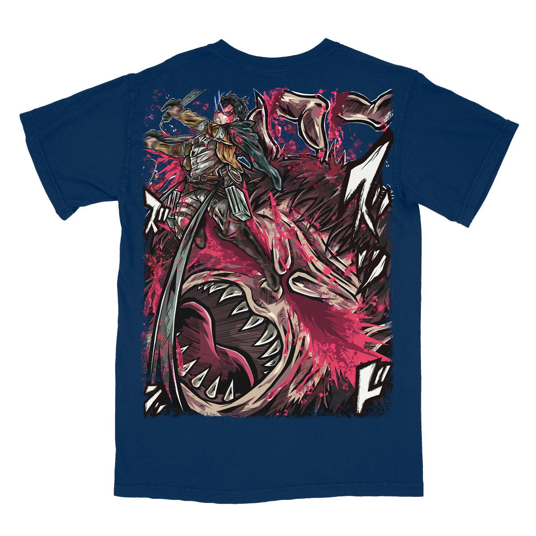 Rage Unleashed Heavyweight Tee - Navy