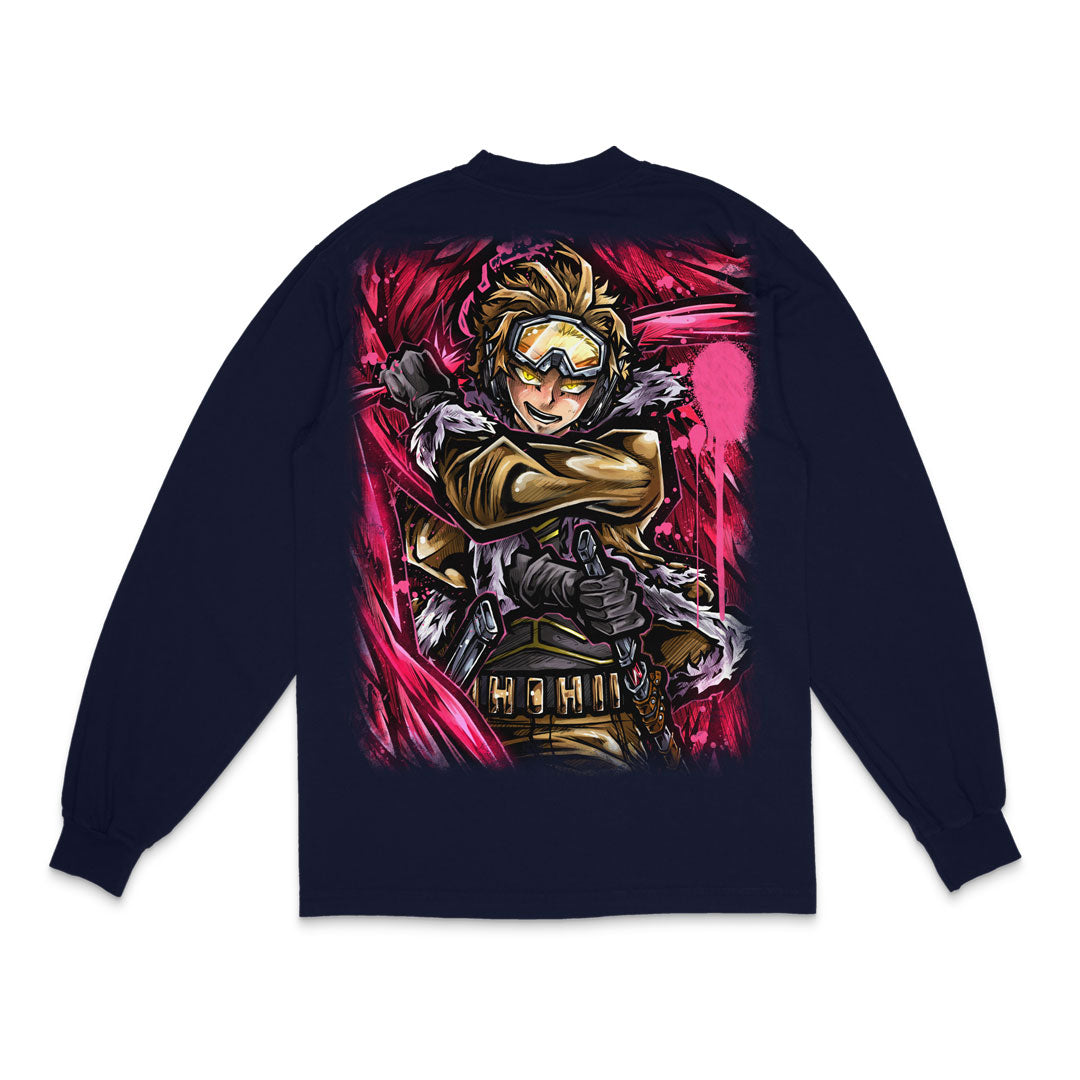 Silent Wings Long Sleeve - Navy