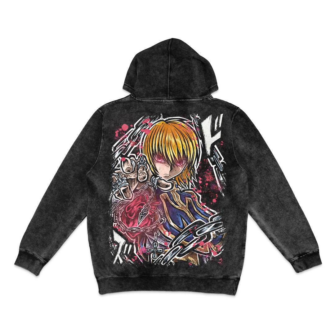 Kurta's Conviction Mineral Wash Hoodie - Black
