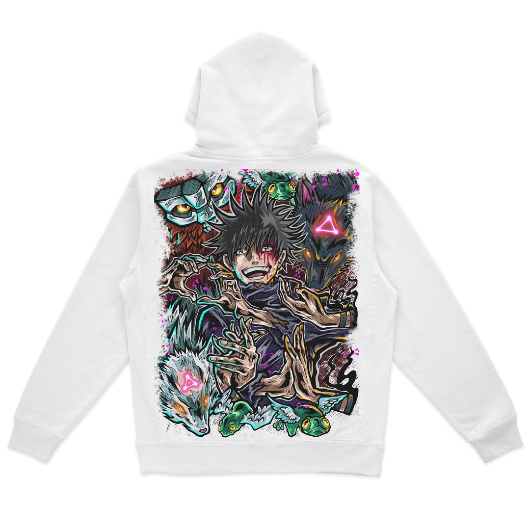 Shikigami Shaman Heavyweight Hoodie - White