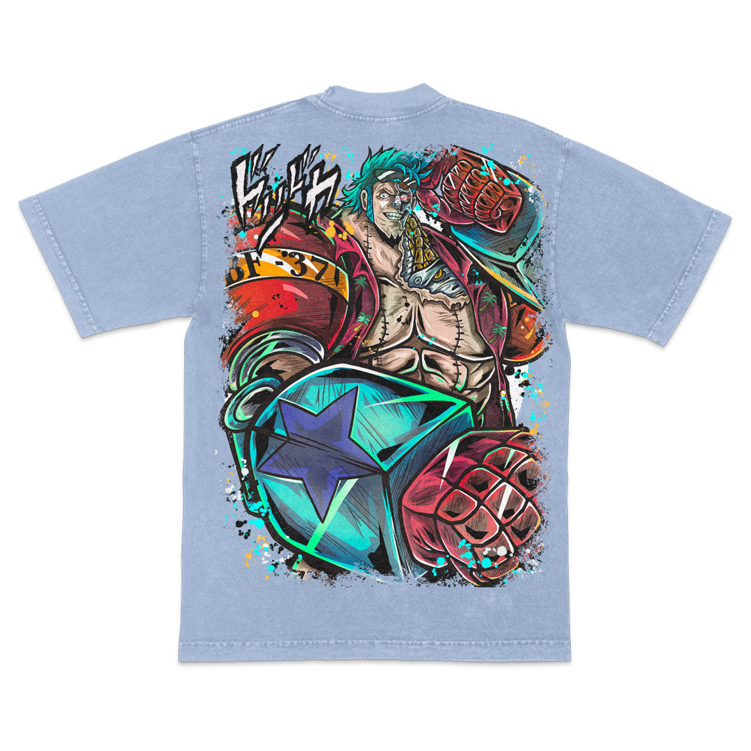 Cyborg Heavyweight Mineral Wash Tee - Arctic