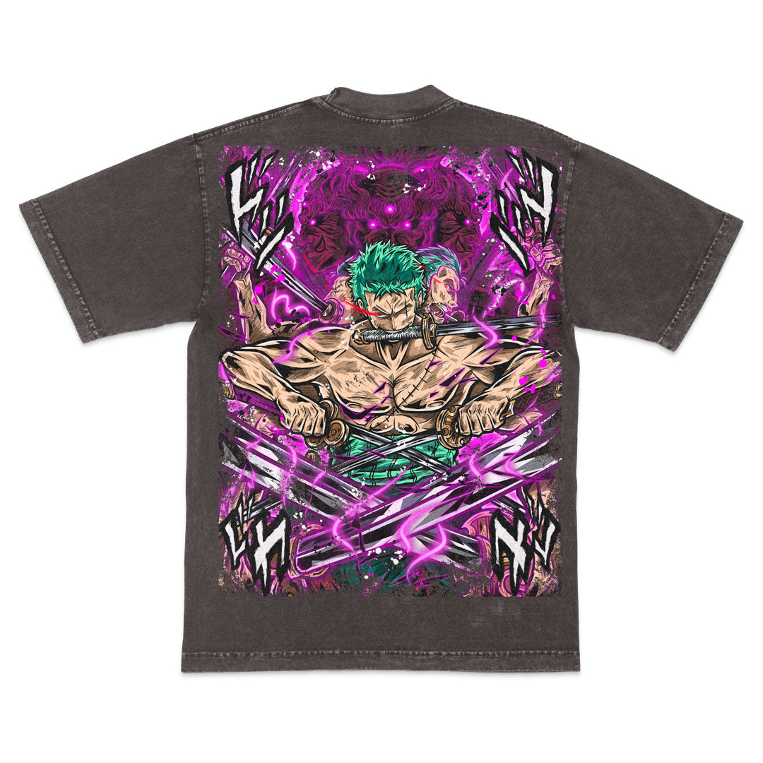 King of Hell Heavyweight Mineral Wash Tee - Cocoa
