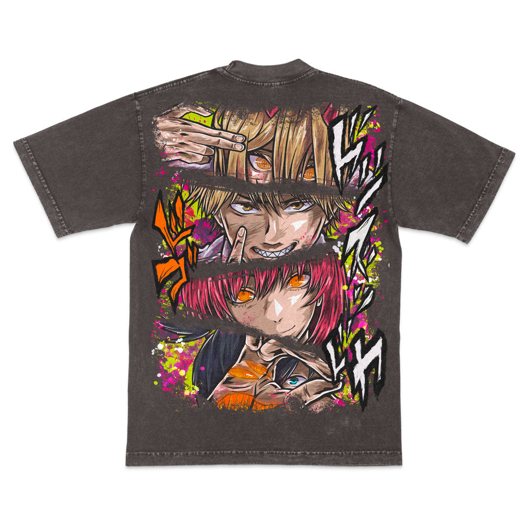 Public Safety Heavyweight Mineral Wash Tee - Cocoa