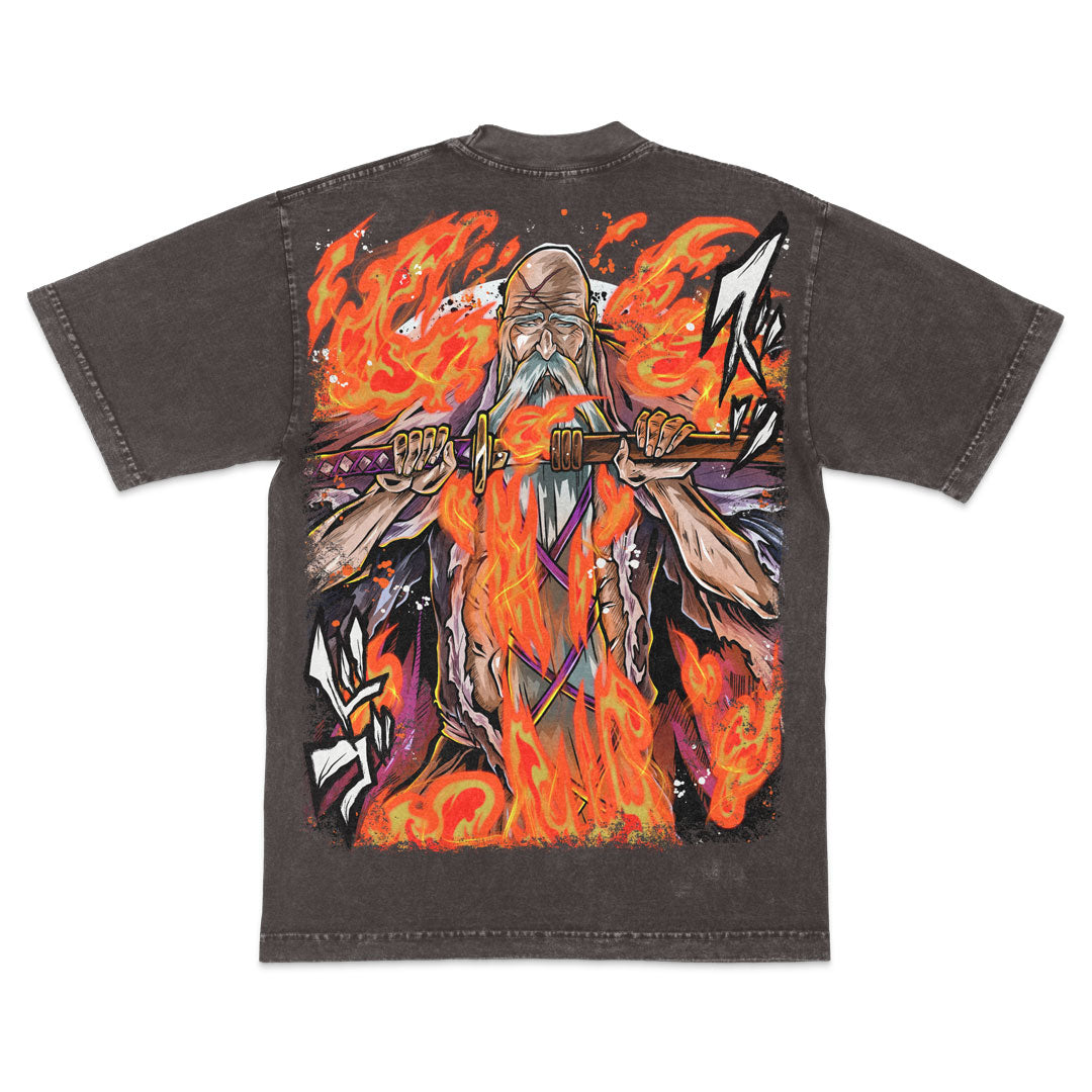 Oldest Captain Heavyweight Mineral Wash Tee - Cocoa