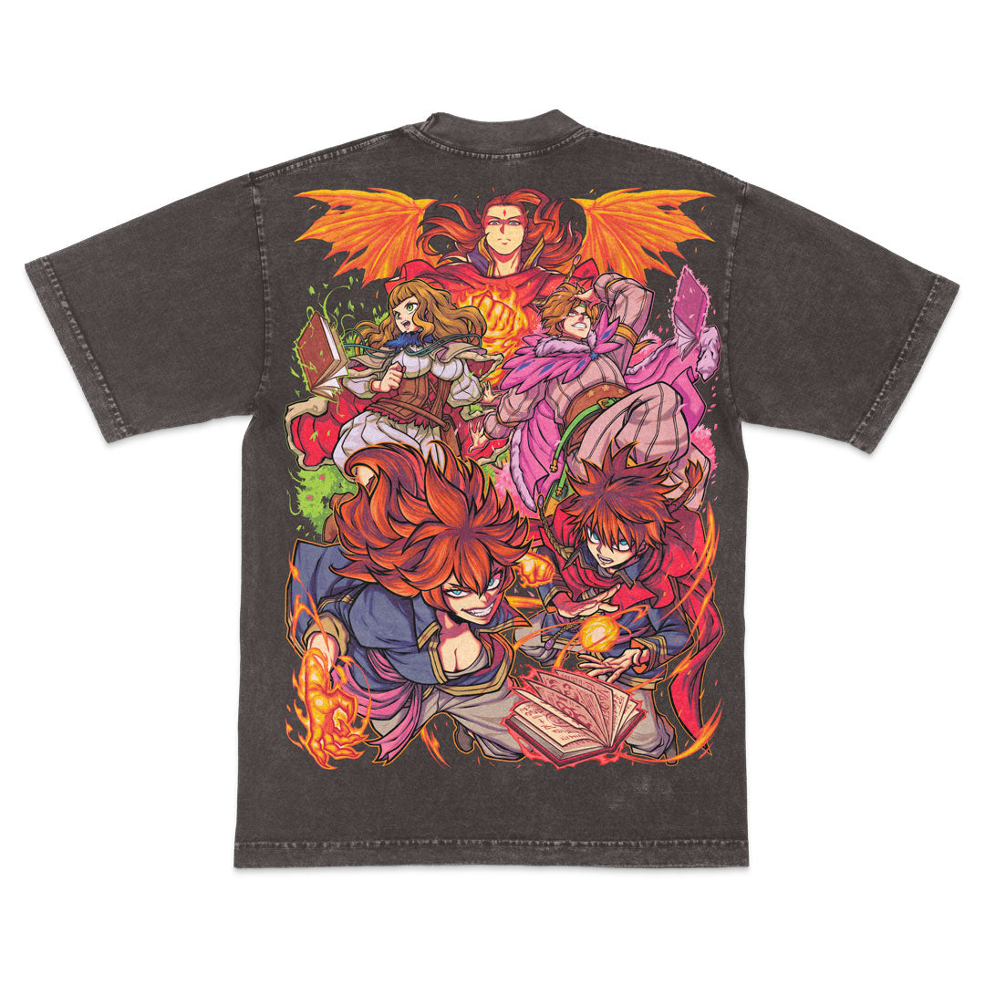 Vermillion Family Heavyweight Mineral Wash Tee - Cocoa
