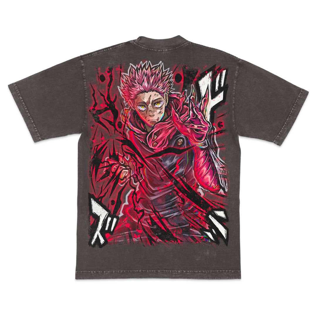 Curse Conqueror Heavyweight Mineral Wash Tee - Cocoa