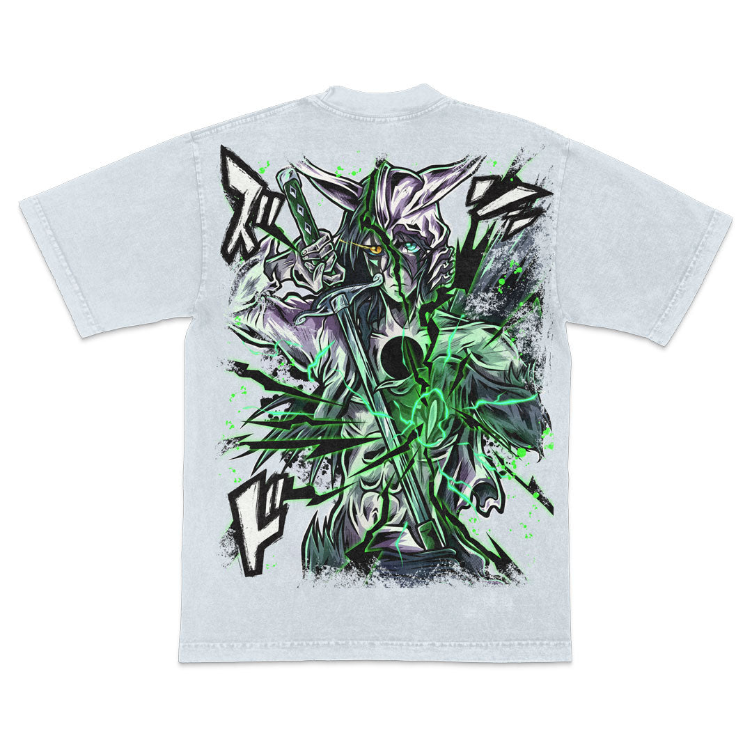 4th Espada Heavyweight Mineral Wash Tee - Ice Grey