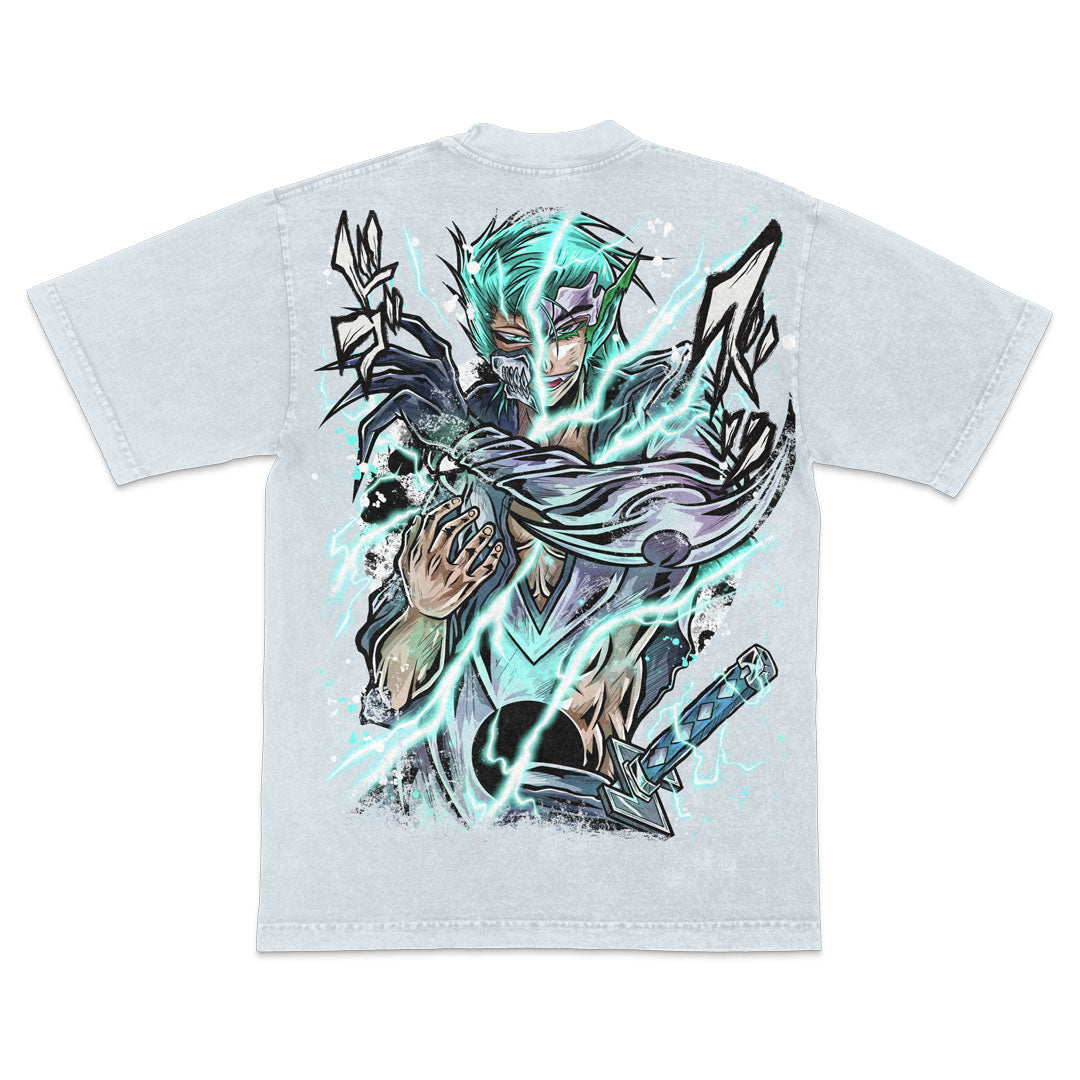 Pantera Heavyweight Mineral Wash Tee - Ice Grey