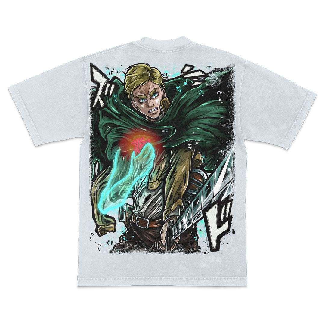 Sacrifice Heavyweight Mineral Wash Tee - Ice Grey