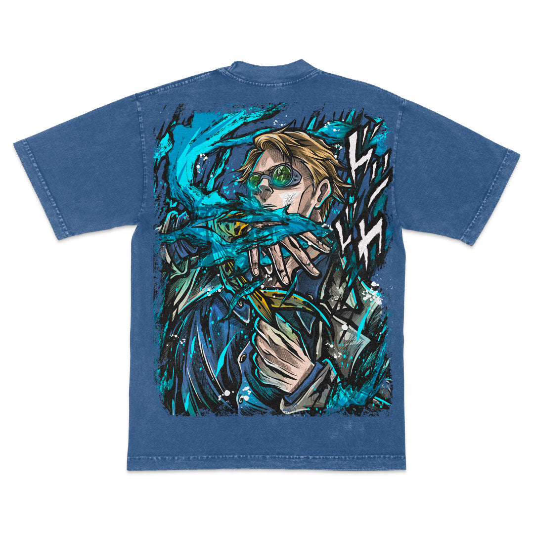 Overtime Heavyweight Mineral Wash Tee - Indigo